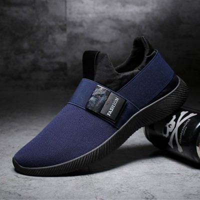 Men's Casual Slip-on Sports Sneakers - NAVY BLUE